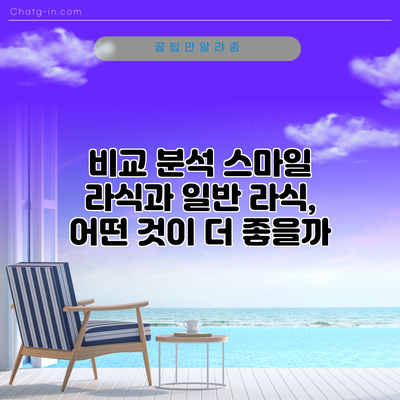 비교 분석: 스마일 라식과 일반 라식, 어떤 것이 더 좋을까?